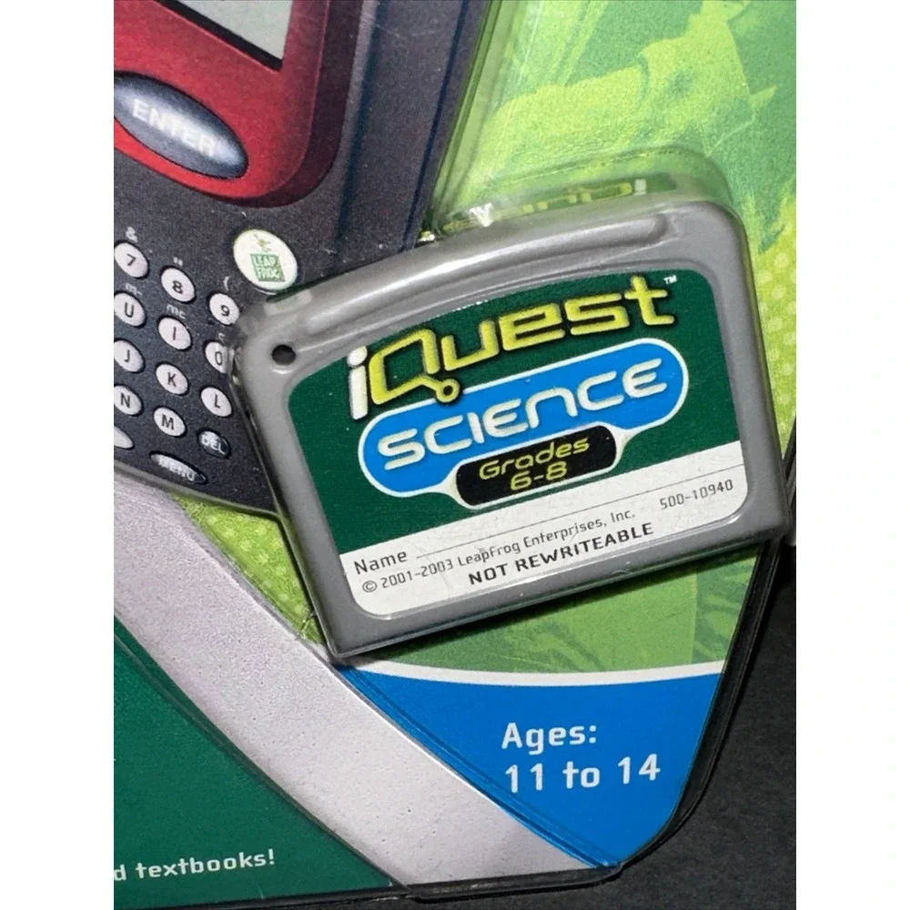 QUANTUM LEAP iQuest Cartridges Grades 6-8 Science (NEW‎ SEALED) A50